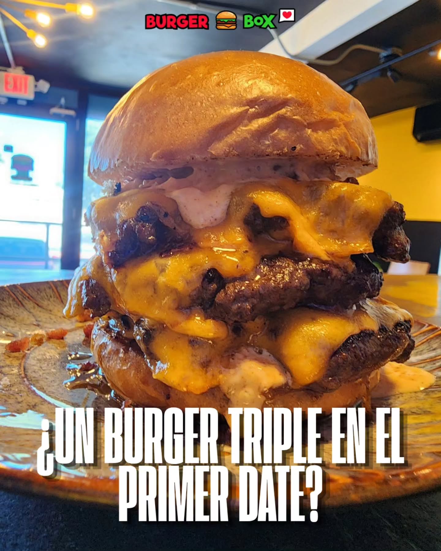 Triple carne para una primera salida sin reglas