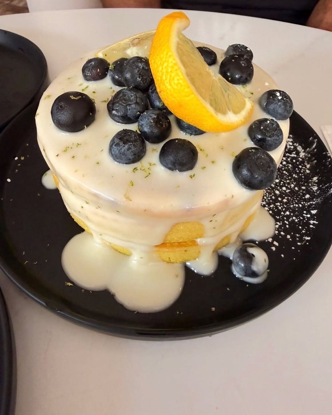 Pancakes de limón y café para empezar la mañana