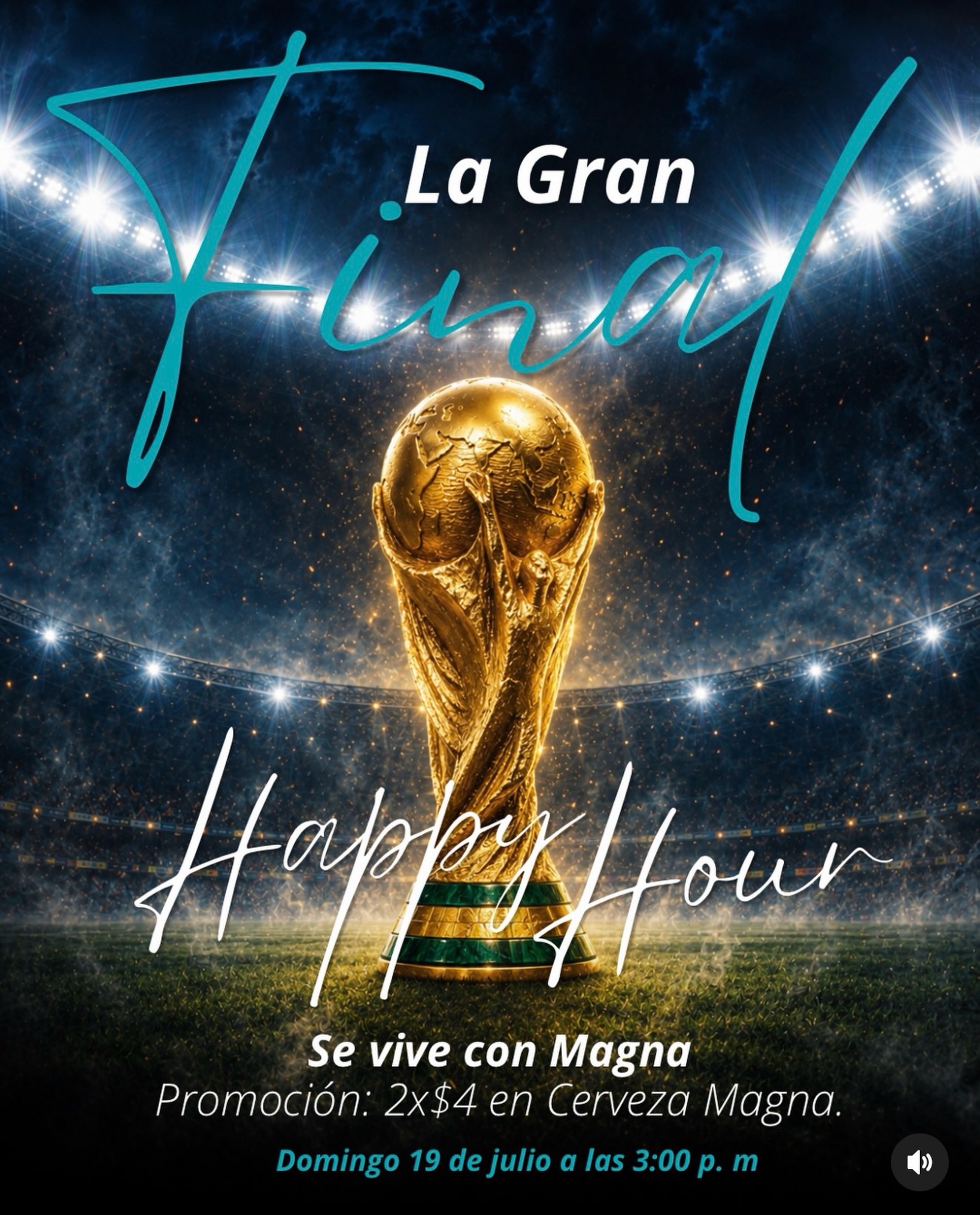 La gran final se vive con audio, ambiente y cerveza 2 por $4