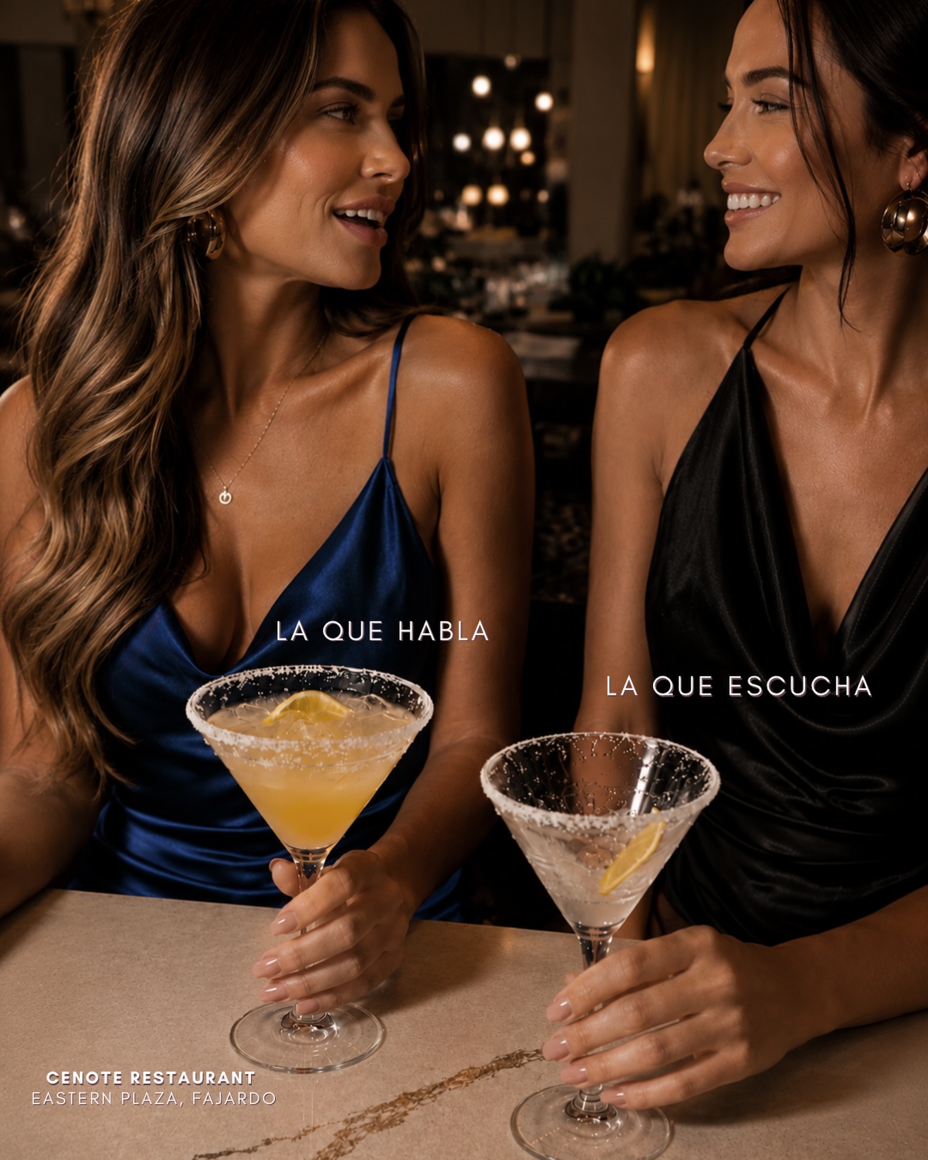 Margaritas, conversación y una mesa para ponerse al día