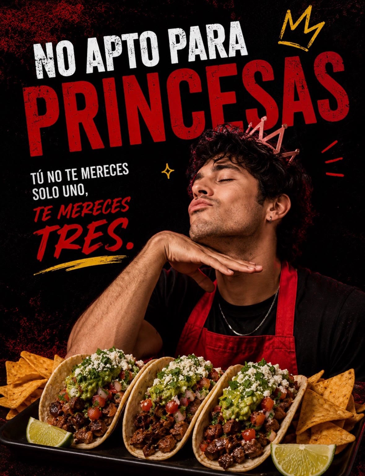 Tres tacos para recorrer los sabores de La Takicardia
