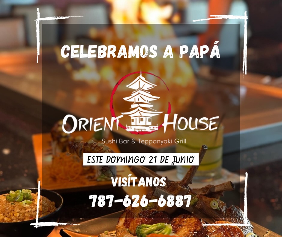 Una mesa para celebrar a papá entre sushi y fuego