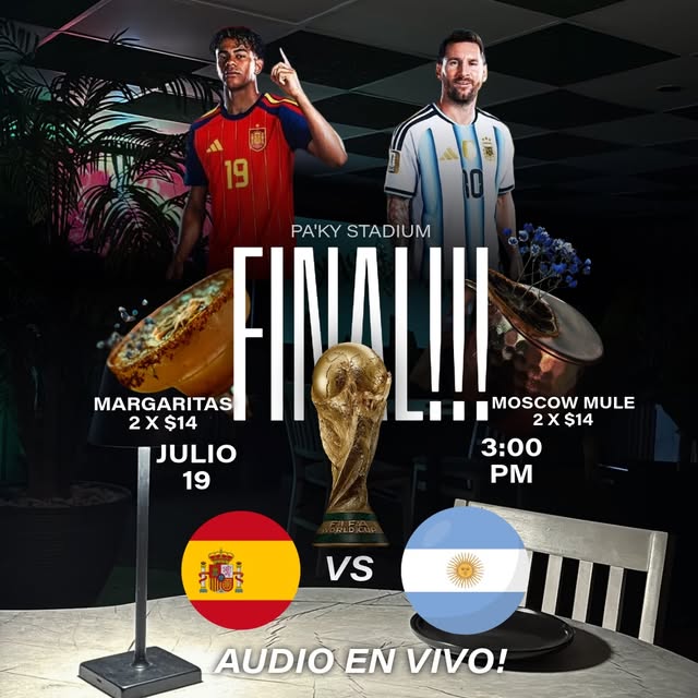 La gran final se vive entre cocteles y cocina criolla