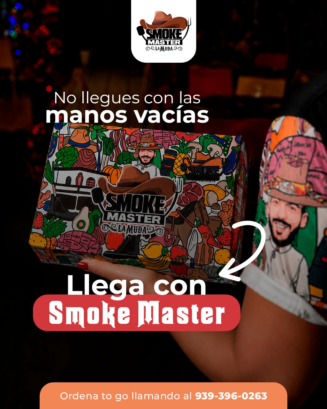 Una bandeja Smoke Master para compartir durante el juego
