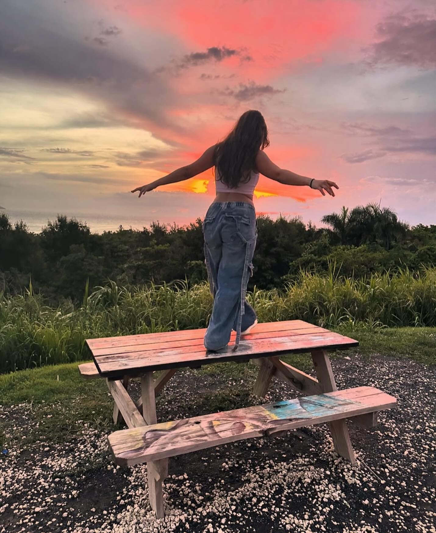 El cielo cambia de color sobre Puntas
